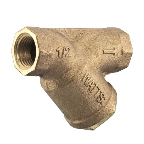 WATTS® 0124002 LF777S Wye Strainer With Retainer Cap, 3/4 in, NPT, 3-5/16 in OAL, Bronze