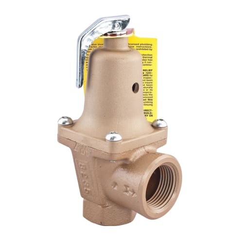 WATTS® 0383020 740 Pressure Relief Valve, 1-1/4 in, FNPT, 30 psi, Iron Body