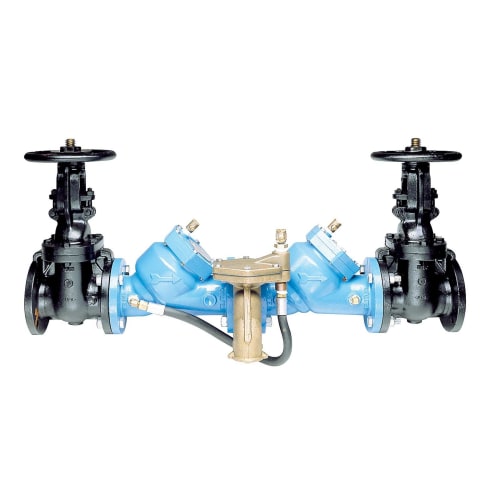 WATTS® 0391015 LF909 Reduced Pressure Zone Assembly, 3 in Nominal, Resilient Seated Gate Valve, Cast Copper Silicon Alloy Body, 7.5 fps Flow Rate, Domestic