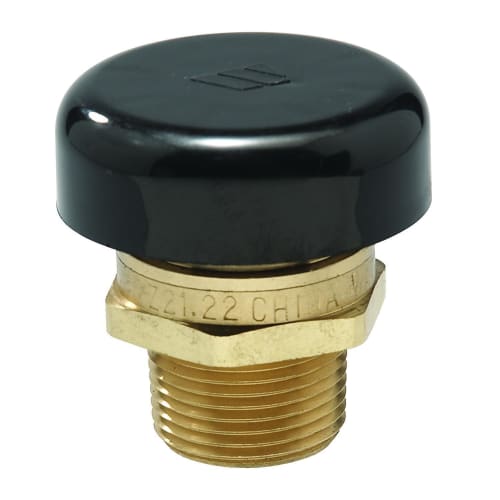 WATTS® 0556031 LFN36 Vacuum Relief Valve, 3/4 in, MNPT, 15 psi, 15 cfm, Brass Body