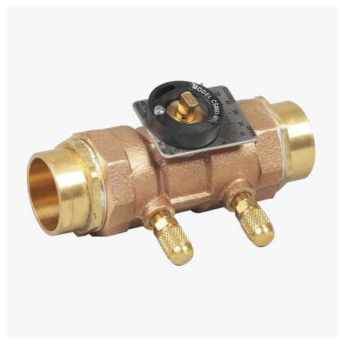 WATTS® 0856809 LFCSM-61-S Flow Measurement Valve, 1/2 in, Solder, Brass Body