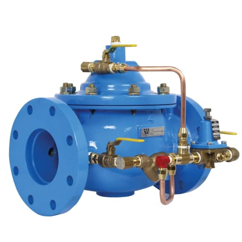 WATTS® VT200903 Classic LFF115 Globe Pattern Pressure Reducing Control Valve, 2-1/2 in Nominal, Flanged End Style, 250 psi Pressure, Ductile Iron Body, Domestic