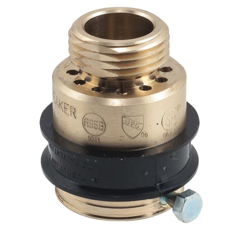 WATTS® 0061854 8 Series Vacuum Breaker, 3/4 in Nominal, Female Hose Threaded x Male Hose Threaded End Style, Brass Body, Vacuum Breaker, Import
