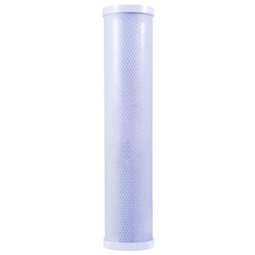 WATTS® 7100449 PWCB Full Flow Extruded Carbon Block Filter Cartridge, 20 in L, Extruded Carbon, Import