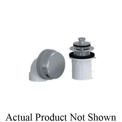 Watco® 915-LT-ABS-CP Innovator® 915 Solvent Weld Bath Waste Half Kit, STD ABS, Polished Chrome