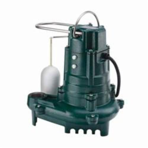 Zoeller® 137-0007 Flow-Mate 130 Single Phase Single Seal Submersible Pump, 93 gpm, 1-1/2 in NPT Outlet, 1/2 hp, Cast Iron