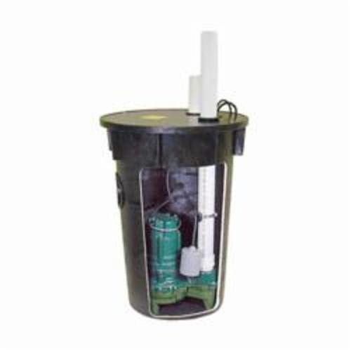 Zoeller® 912-0082 Preassembled Simplex Sewage Package System, 2 in Outlet