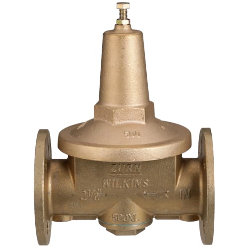 Zurn® Wilkins 212-500XLFC 500XLFC Pressure Reducing Valve, 2-1/2 in Nominal, Flanged End Style, 300 psi Pressure, Cast Bronze Body, Import