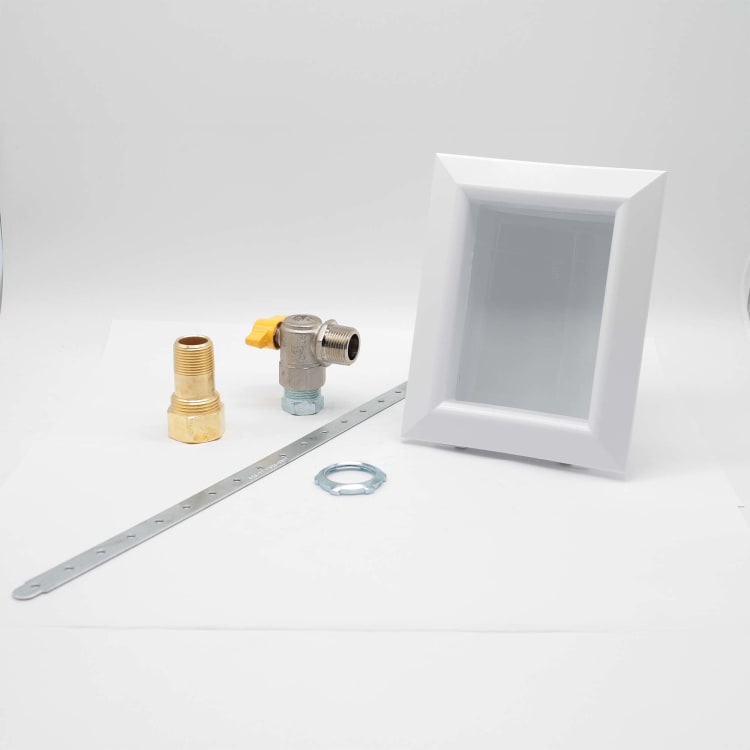 SIOUX CHIEF 696-1031GF OXBOX GAS VALVE OUTLET BOX W/ 3/4" NPT VALVE AND ADAPTER FOR IRON PIPE, BAGGED (6 PER BOX) SOLD PER EACH