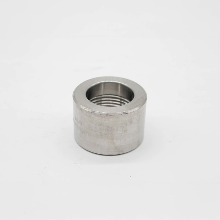 1" 3000LB 304SS THRD HALF CPLG