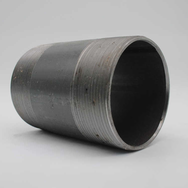 4"X6" BLK STEEL NIPPLE