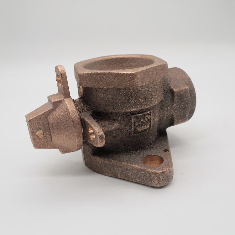 LL B24286N 1-1/2" FIP X FLG L/W ANGLE BALL METER VLV MUELLER LOW LEAD