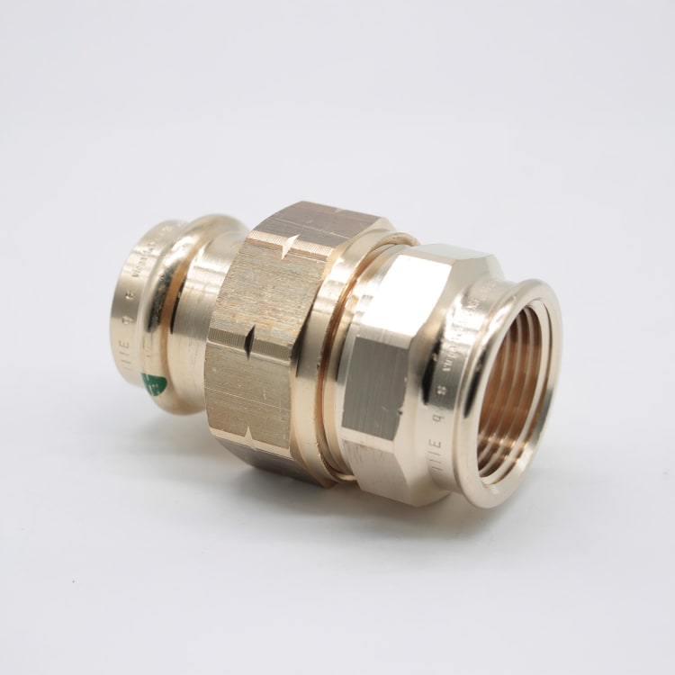 ProPress® 79710 Pipe Union, 1 in Nominal, Press x FNPT End Style, Bronze, Import