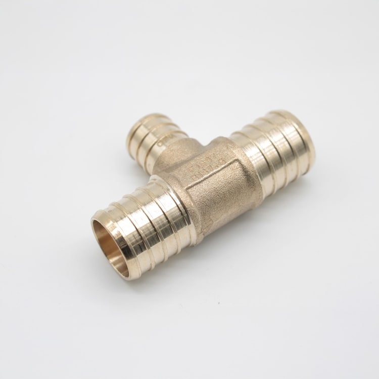 A.Y. McDonald 5423-020 72330 1X3/4 Reducing Tee, 1 x 3/4 in Nominal, PEX End Style, Brass, Import
