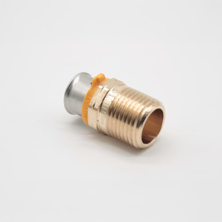 PureFlow® Press 90521 Pipe Adapter, 3/4 in Nominal, Press x FNPT End Style, Bronze, Import