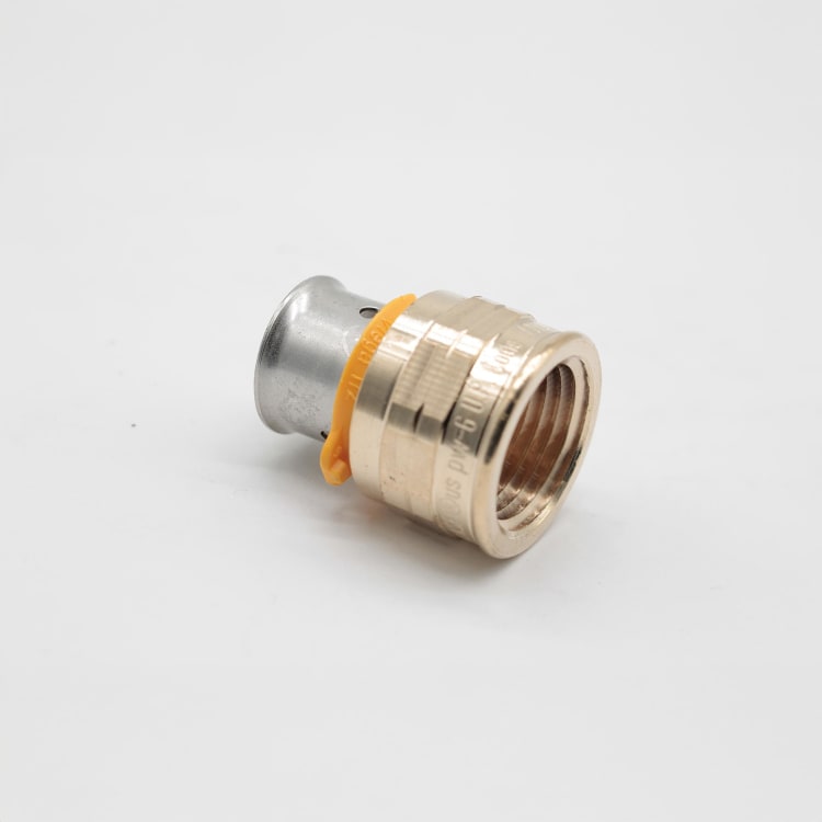 PureFlow® Press 91520 Pipe Adapter, 1/2 in Nominal, Press x MNPT End Style, Bronze, Import