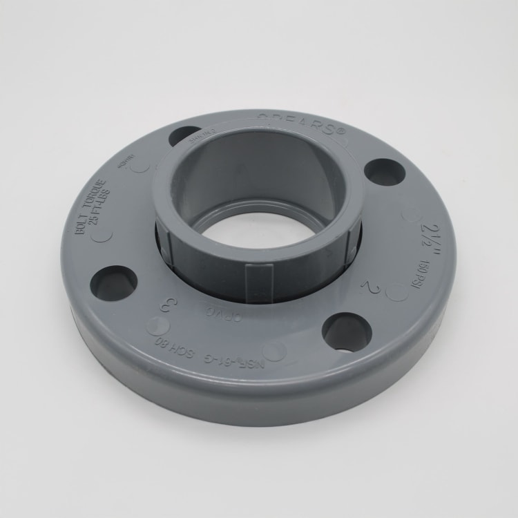 IPEX Corzan® 059268 Van Stone Heavy Duty Flange, 2 in Nominal, CPVC, Socket Connection, 6.95 in OD