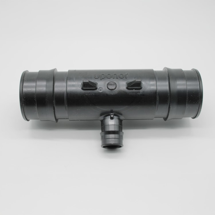 Uponor Q4752510 Reducing Tee, 2-1/2 x 2-1/2 x 1 in Nominal, ProPEX® End Style, Polyphenylsulfone, Domestic