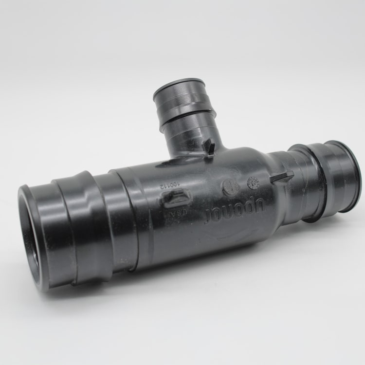 Uponor Q4752525 Reducing Tee, 2-1/2 x 2 x 1-1/2 in Nominal, ProPEX® End Style, Polyphenylsulfone, Domestic