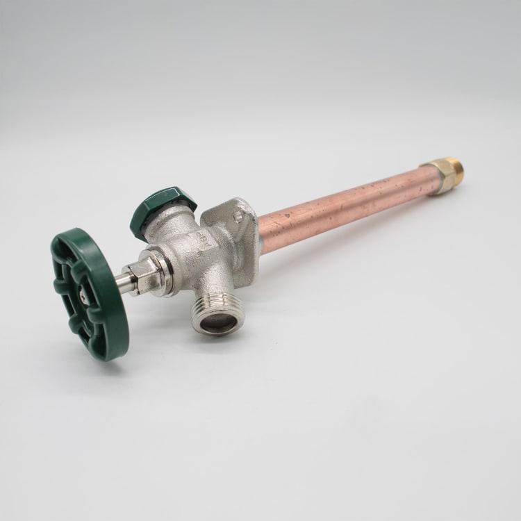 ARROWHEAD 425-08QTLF 8" FROSTPROOF ANTI SIPHON SILLCOCK W/ GREEN CAP 1/2" FIP OR 3/4" MIP LEAD FREE QUICK TURN BRASS STEM LEAD FREE