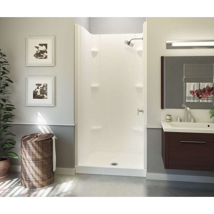 SWAN A2 3232CS AW WHITE 4PC REMODEL SHOWER A2 COMP 32X32X76 SMOOTH WALL (KIT)