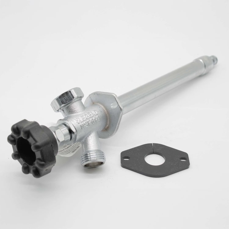 LEGEND 108-043NL 1/2"X8" WIRSBO PEX FROSTFREE SILCOCK W/ BRASS CAP VACUUM BREAKER TM-550P1960 MULTI TURN * LEAD FREE