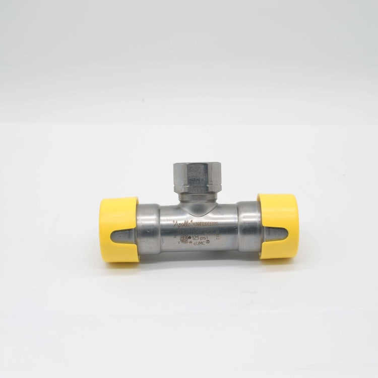 POWERPRESS 3/4"X3/4"X1/2" CS FPT TEE (PXPXFPT) YELLOW GAS PWR7481848
