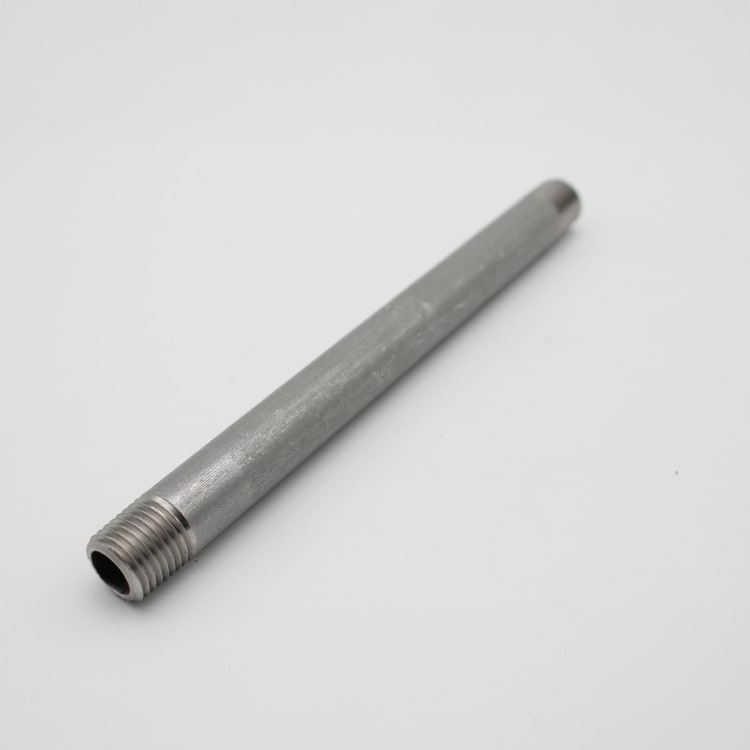 Smith-Cooper® S8344NI002060 Welded Nipple, 1/4 in x 6 in L MNPT, 304L Stainless Steel, SCH 40/STD