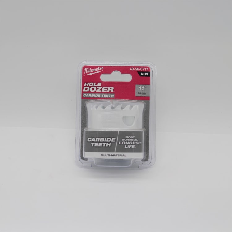 Milwaukee® HOLE DOZER™ 49-56-0717 Hole Saw, 1-3/4 in Dia, 1.62 in D Cutting, Carbide Cutting Edge, 5/8-18 Arbor