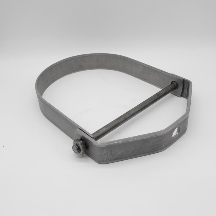 PHD 450 0800PL Standard Clevis Hanger, 8 in Pipe, 3/4 in Rod, 2000 lb Load, Carbon Steel, Plain