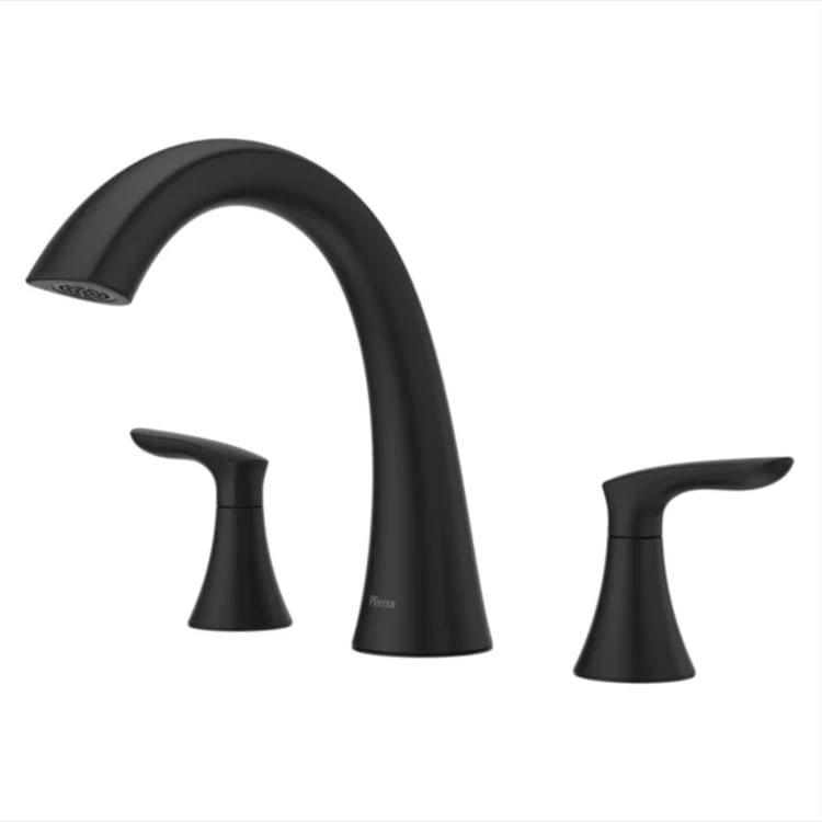 PFISTER RT6-5WRB MATTE BLACK WELLER ROMAN TUB TRIM