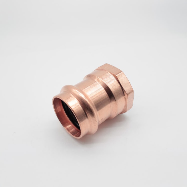 Streamline® PRS™ PF 01279 Small Adapter, 1-1/2 in Nominal, Press x FNPT End Style, Wrought Copper