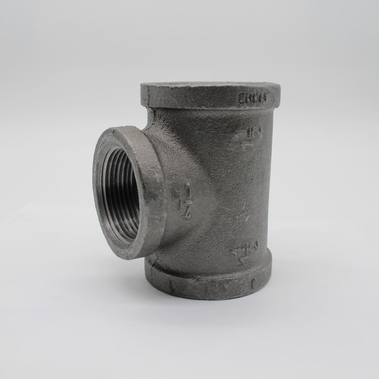 1-1/2"X1-1/2"X1-1/4" BLK MI TEE