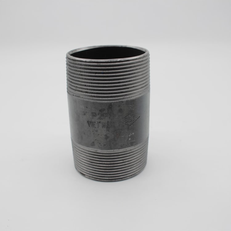 2"X3-1/2" BLK STEEL NIPPLE