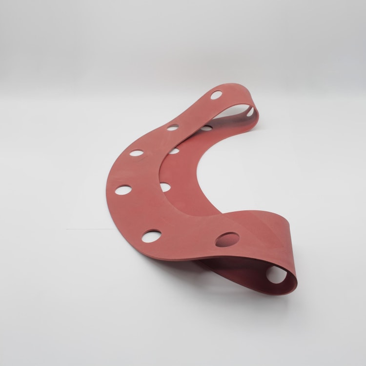 14"X1/8" RED RUBBER FULL FACE GSKT NEW STD 150 LB