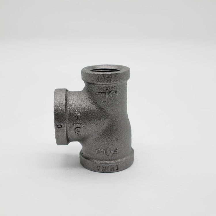 3/4"X1/2"X3/4" BLK MI TEE