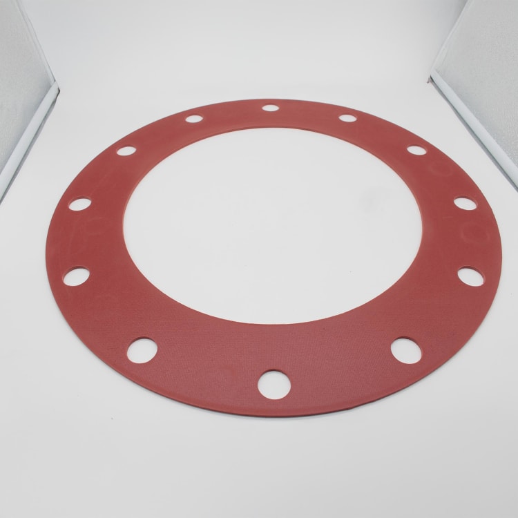 12"X1/8" RED RUBBER FULL FACE GSKT NEW STD 150 LB