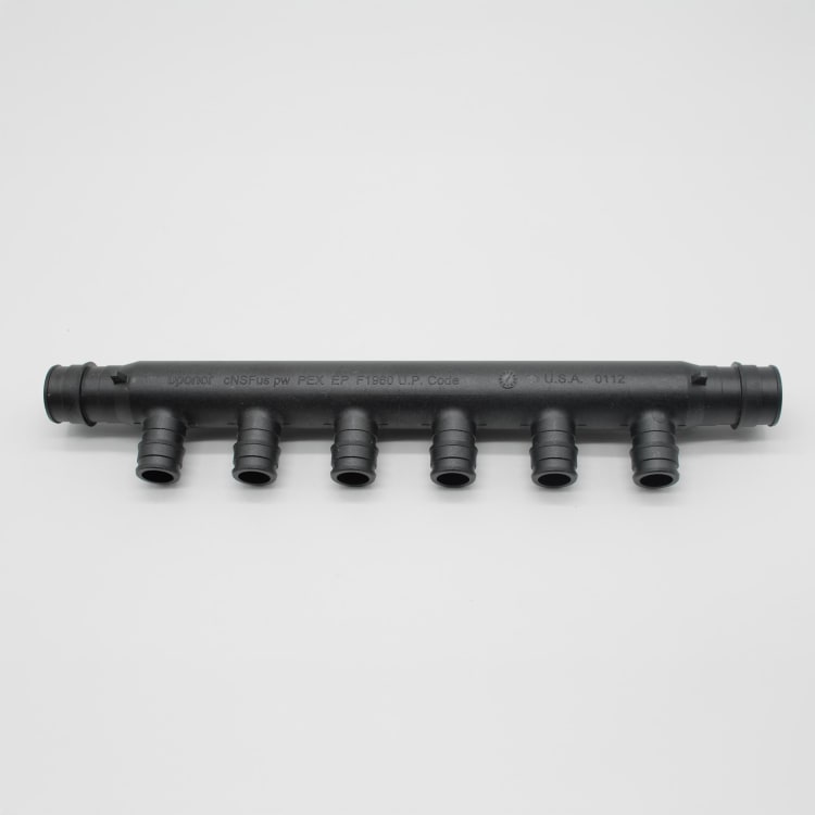 Uponor Q2267557 Flow-Through Tee, 3/4 in, ProPEX®, Polysulfone, Domestic