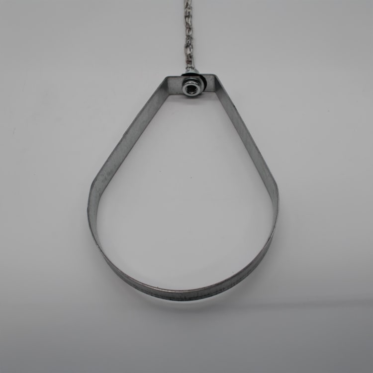 PHD 1410400EG NFPA Swivel Ring Hanger, 4 in Pipe, 650 lb, 3/8 in Rod, Carbon Steel, Electro-Galvanized, Domestic