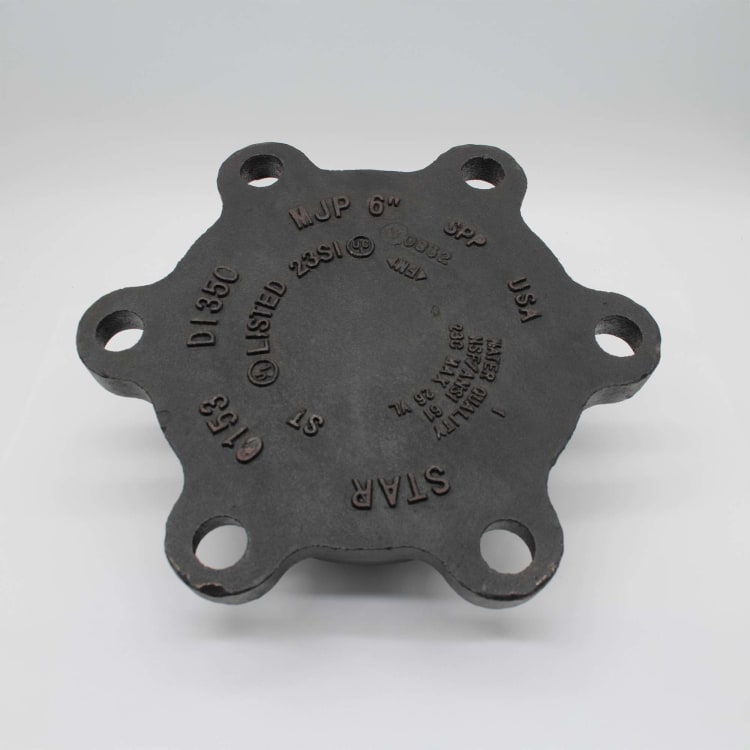 6" MJ SOLID PLUG DI C153 DOM 082996