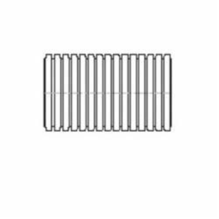 ADS® 06010010 Perforated Regular Corrugated Stamp On Pipe, 6 in I.D Dia x 10 ft L, Single Wall, Polyethylene