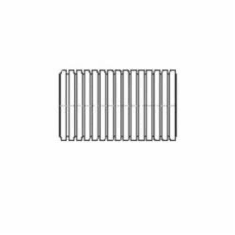 ADS® 06510010 Solid Regular Corrugated Stamp On Pipe, 6 in I.D Dia x 10 ft L, Single Wall, Polyethylene