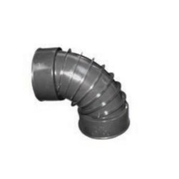 ADS® 0490AA Single Wall Snap Elbow, 4 in, 90 deg, Barb x Female Connection, HDPE, Domestic