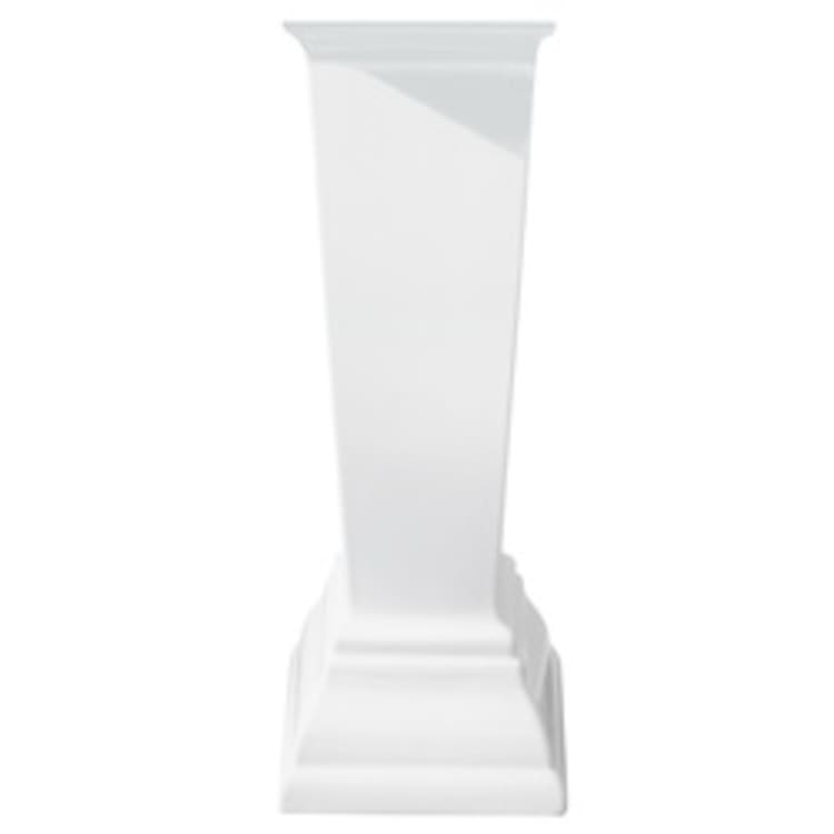 American Standard 0031000.020 Pedestal Sink Leg, 8 in L x 8 in W x 28 in H, Vitreous China, White, Domestic