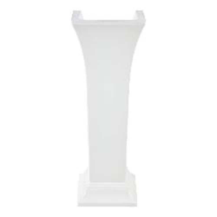 American Standard 0056001.020 Town Square® S Pedestal Sink Leg, 9-3/4 in L x 10-5/16 in W x 29-3/16 in H Leg, Surface Mount, Fireclay