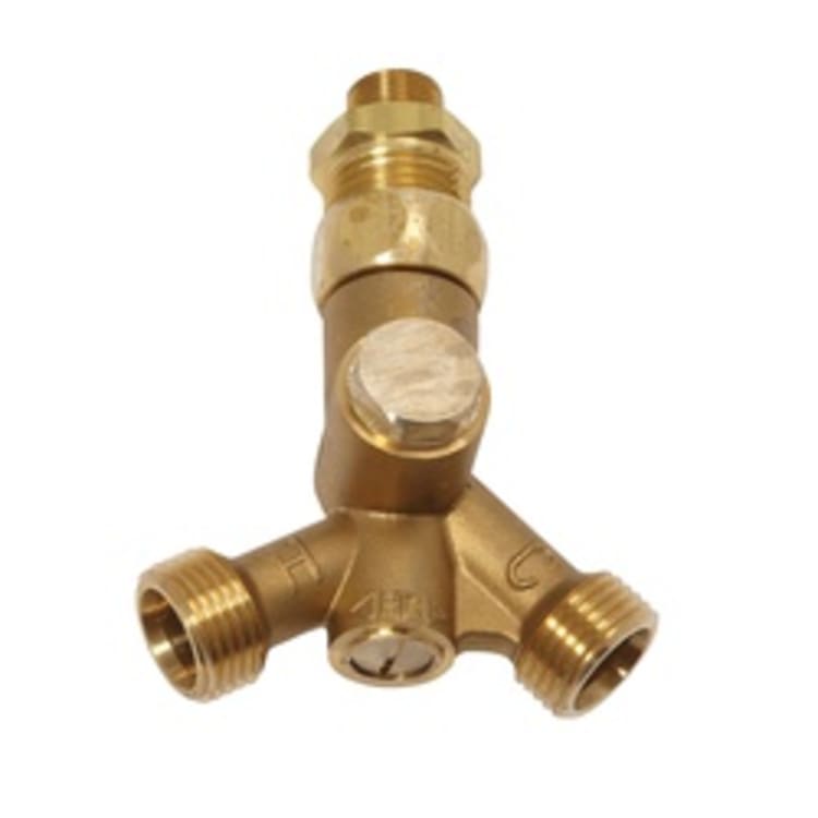 American Standard 021943-0070A Mechanical Mixing Valve, 1/2 x 3/8 in, NPSM x Male Compression, Brass Body, Import