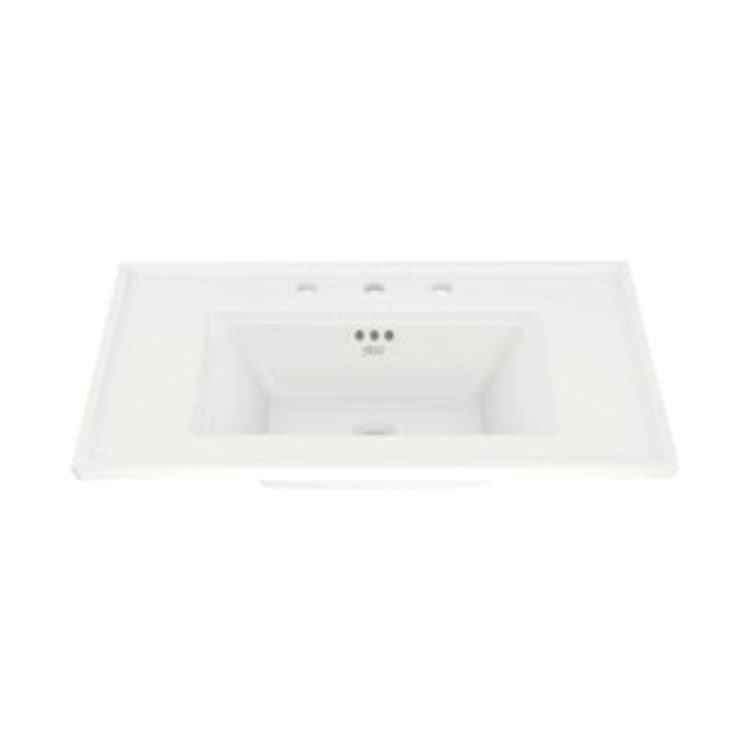 American Standard 0298008.020 Town Square® S Vanity Top, 7-3/16 in OAH x 31 in OAW, Vitreous China Top, White Top