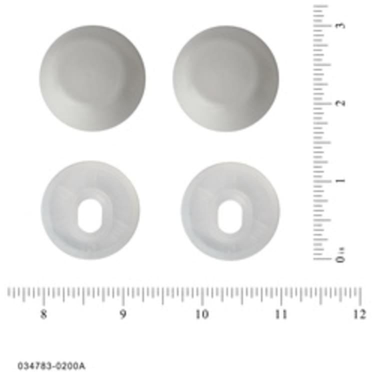 American Standard 034783-0200A Replacement Toilet Bolt Caps, For Use With Model 2034014, 215A004, 215AB004, 215AB014 and 215BA004 Toilet, White, Import