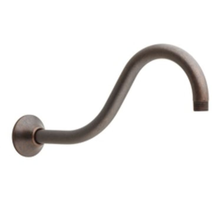 American Standard 1660198.224 Wall Mount Shepherd's Crook Shower Arm, 12 in L, 1/2 in NPT, 2.5 gpm, Import