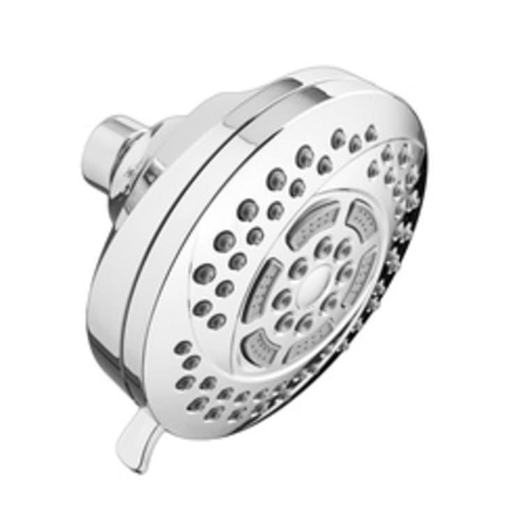 American Standard 1660206.002 Hydrofocus 6-Function Showerhead, 2 gpm, 2 gpm Maximum, 6 Sprays, Wall Mount, 4-1/2 in Dia Head, Import